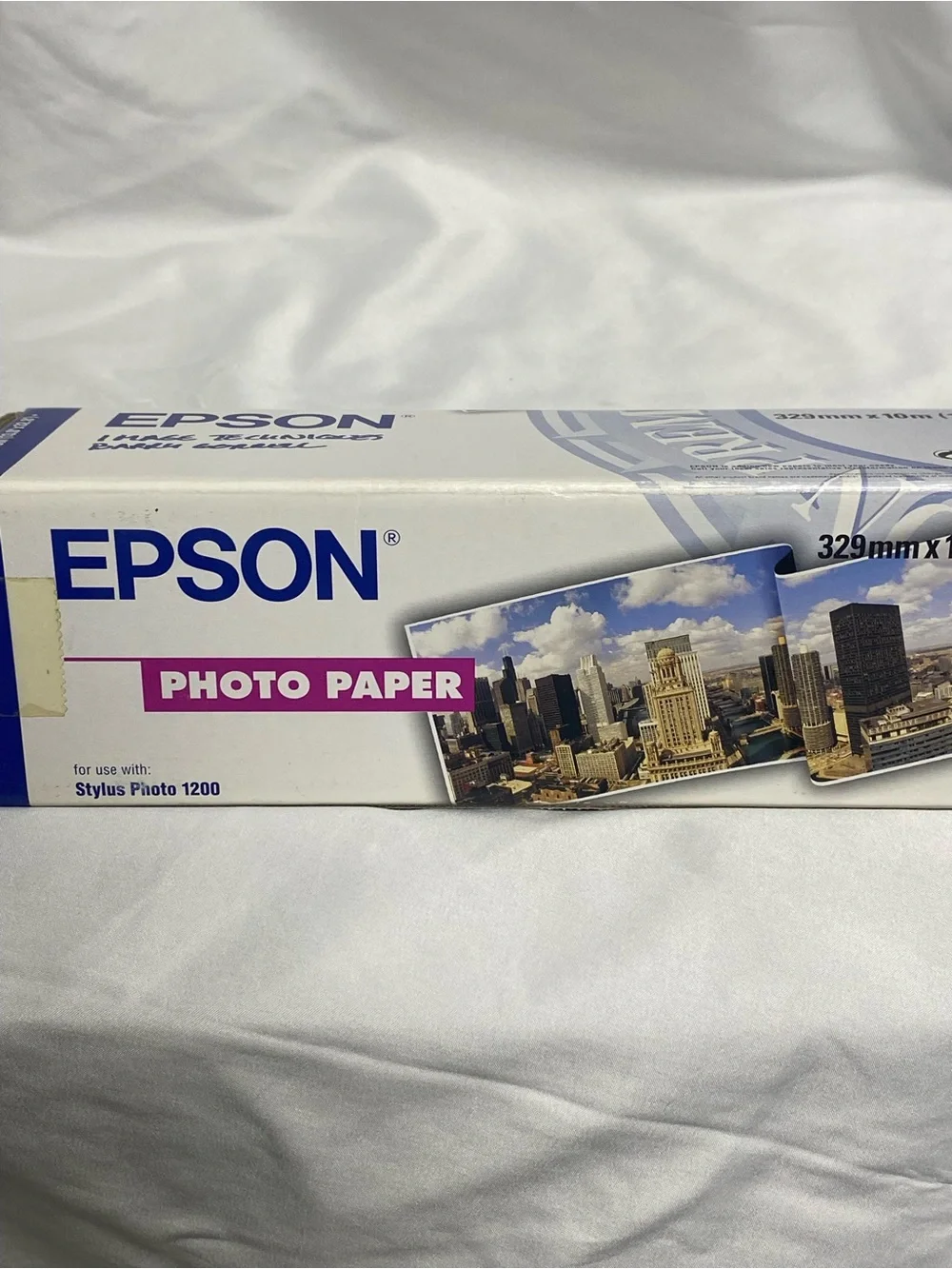 Vintage Epson Photo Paper Stylus Photo 1200 329mm*10m New Old Stock Sealed Box
